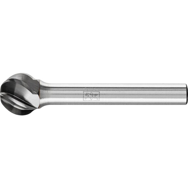 Pferd HICOAT Bur - Ball Shape, ALU Cut - 1/2" x 7/16" x 1/4" Shank - SD-5, NFE Coating 27235 - main